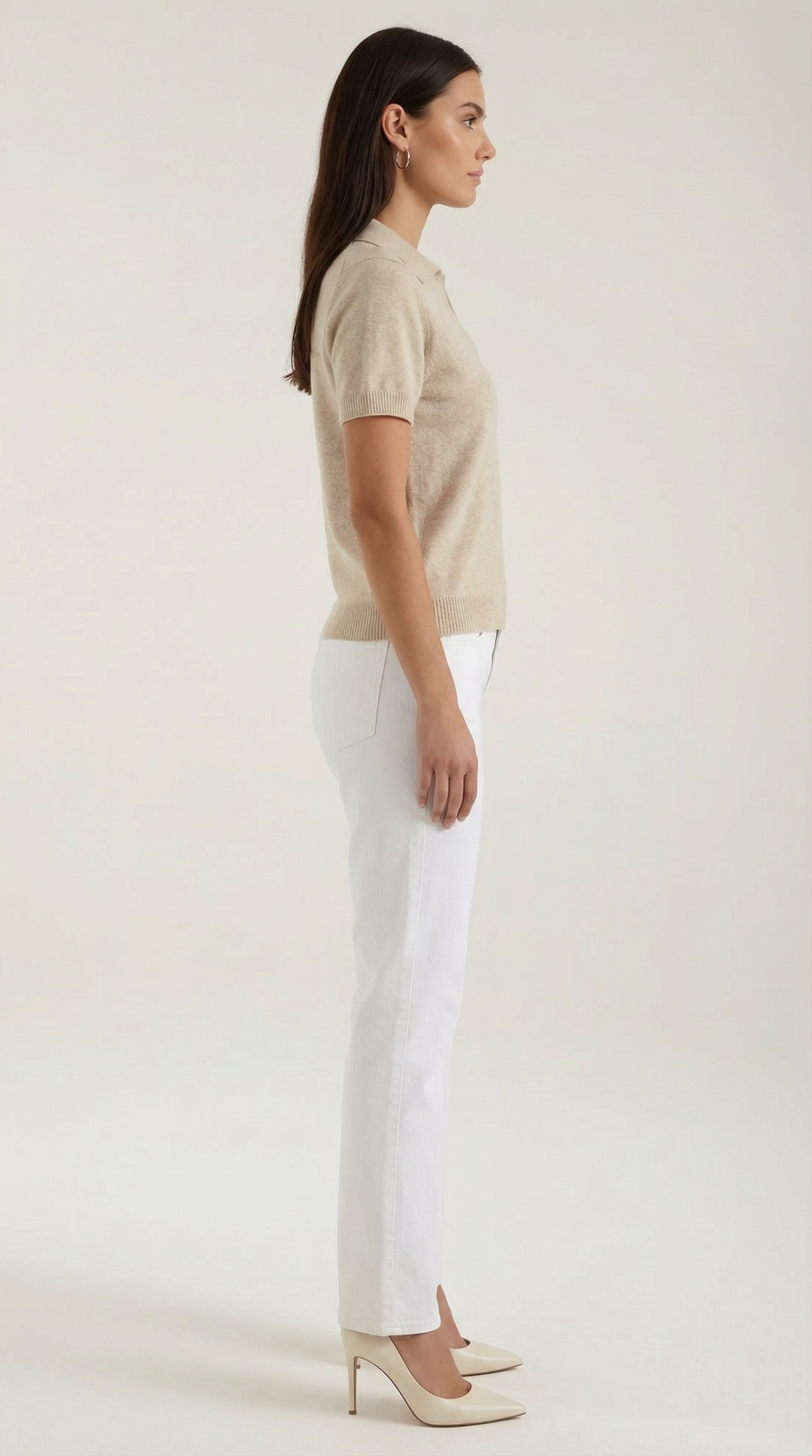 LIDIA | CAMISETA DE PUNTO DE MANGA CORTA