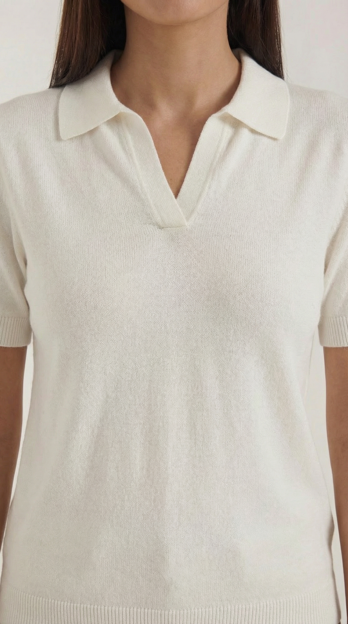 LIDIA | CAMISETA DE PUNTO DE MANGA CORTA