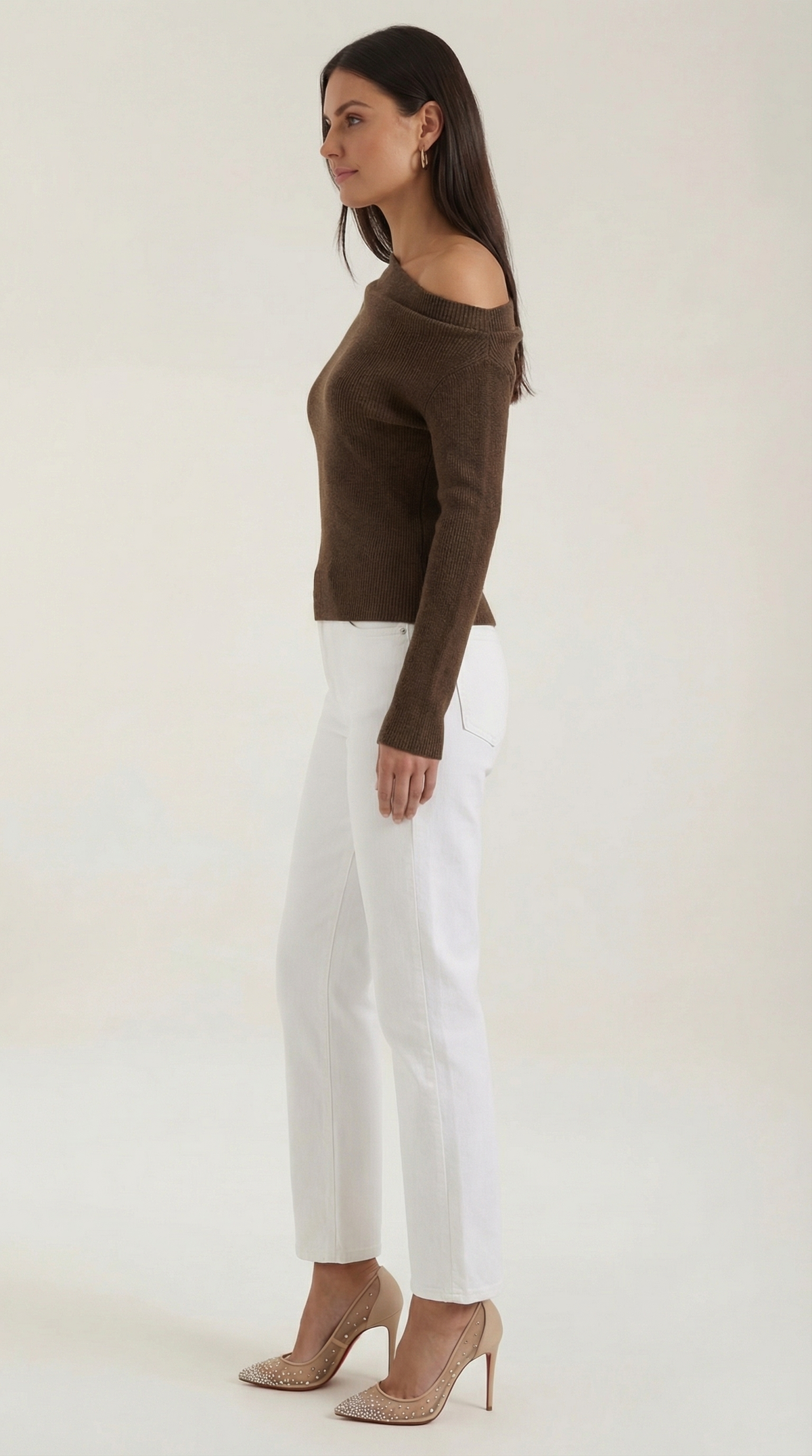 LUCIANA | TOP DE PUNTO ASIMETRICO