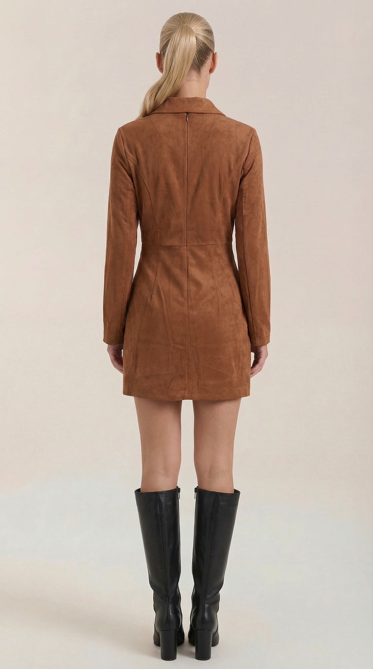 TAMARA | VESTIDO CORTO CON CIERRE FRONTAL