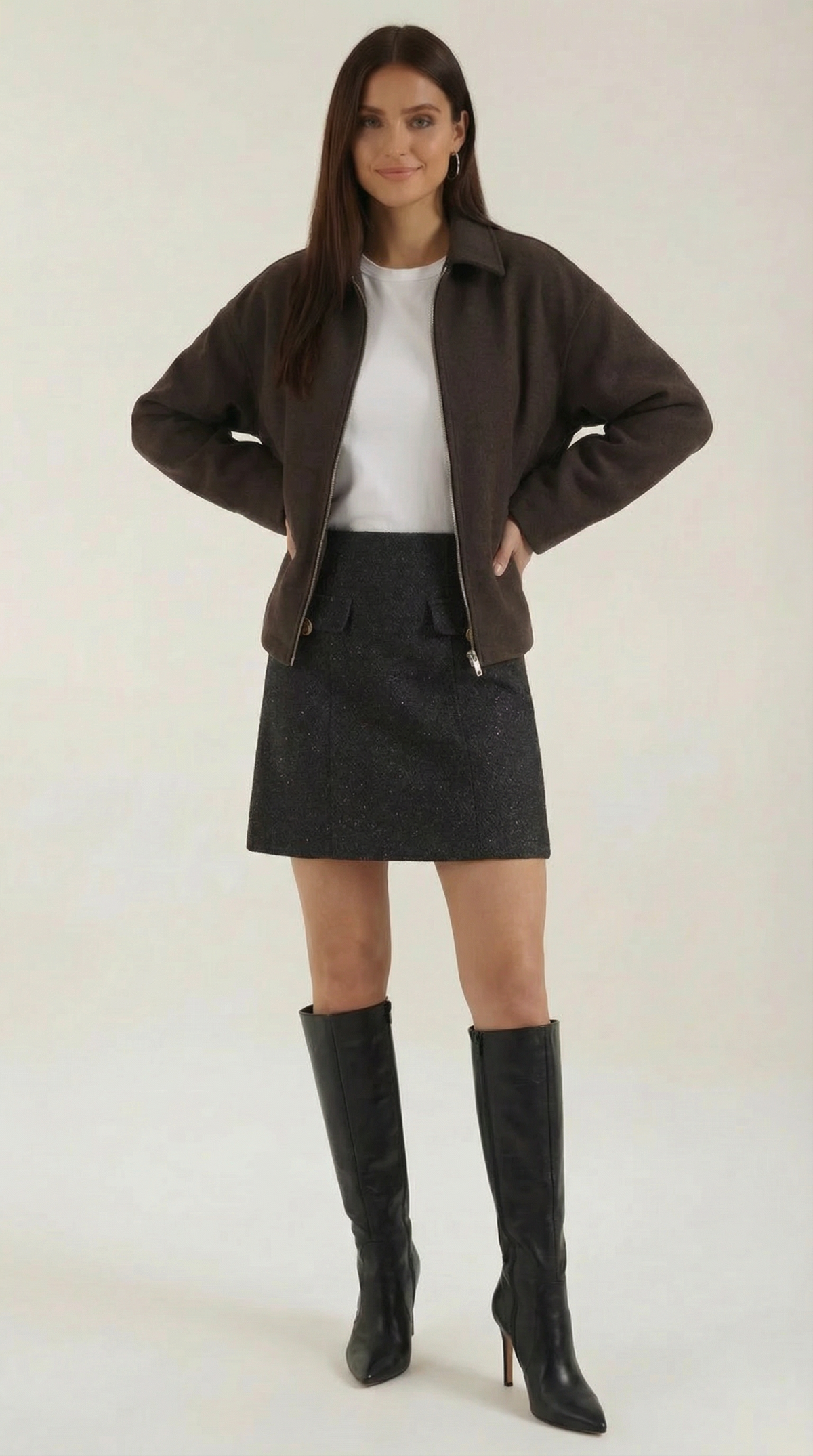 MIRIAM | CHAQUETA CON CIERRE DE CREMALLERA
