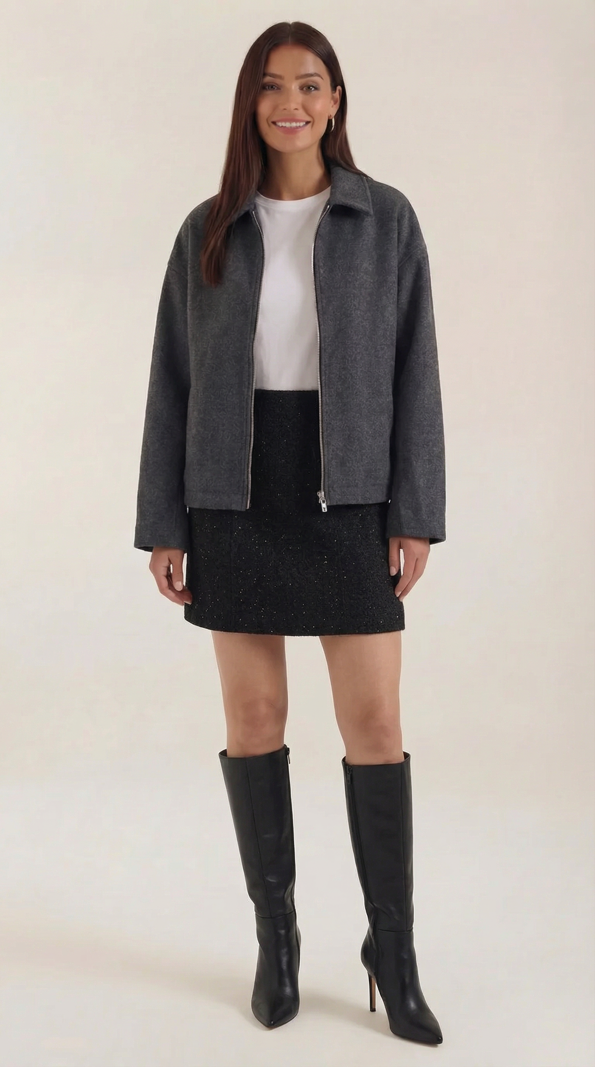 MIRIAM | CHAQUETA CON CIERRE DE CREMALLERA
