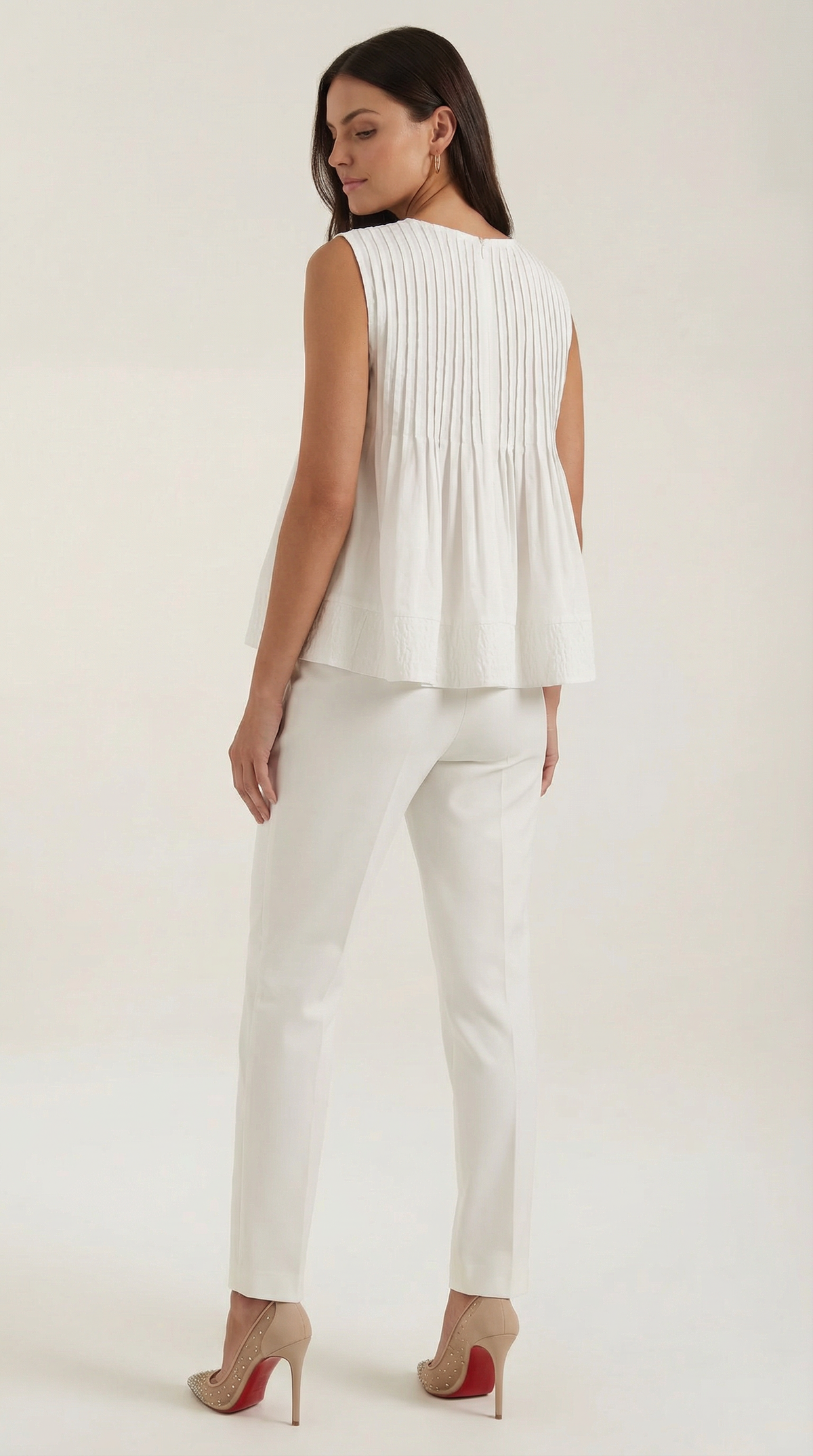 VIOLETA | VESTIDO PÉPLUM CON PLIEGUES DE ESTILO PREMIUM