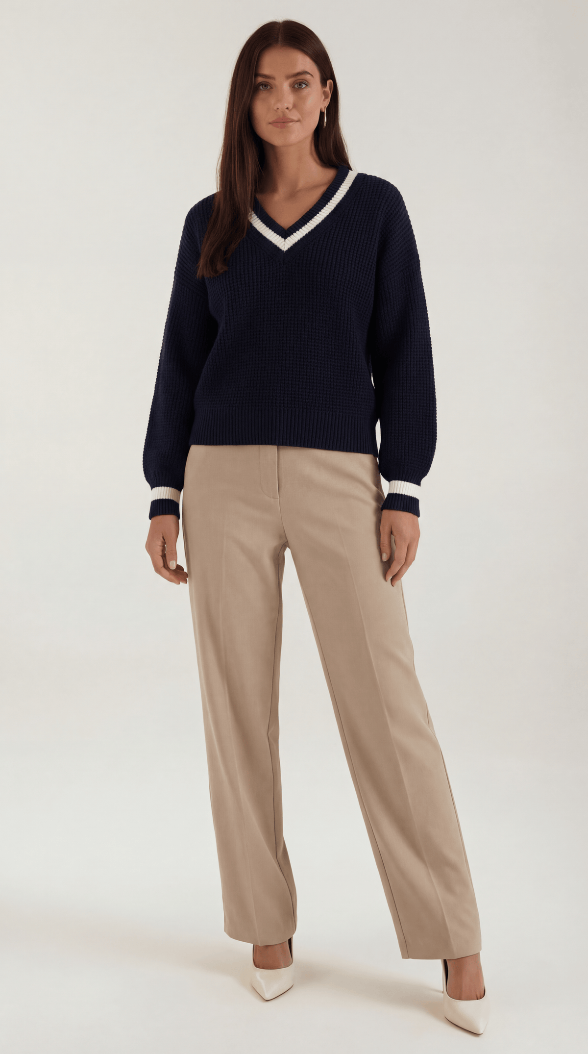 LORELEI | JERSEY DE PUNTO CON DETALLES EN CONTRASTE