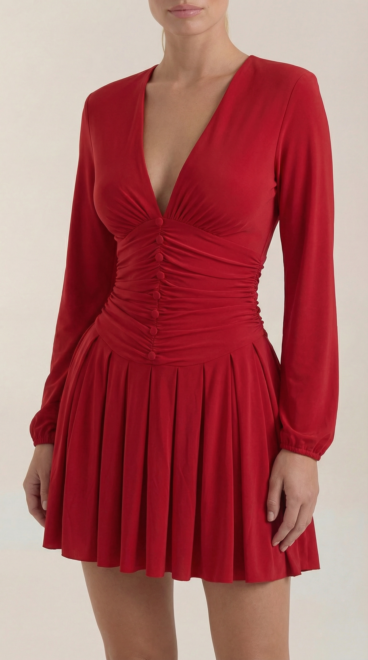 TRICIA | VESTIDO CORTO CON ESCOTE EN V