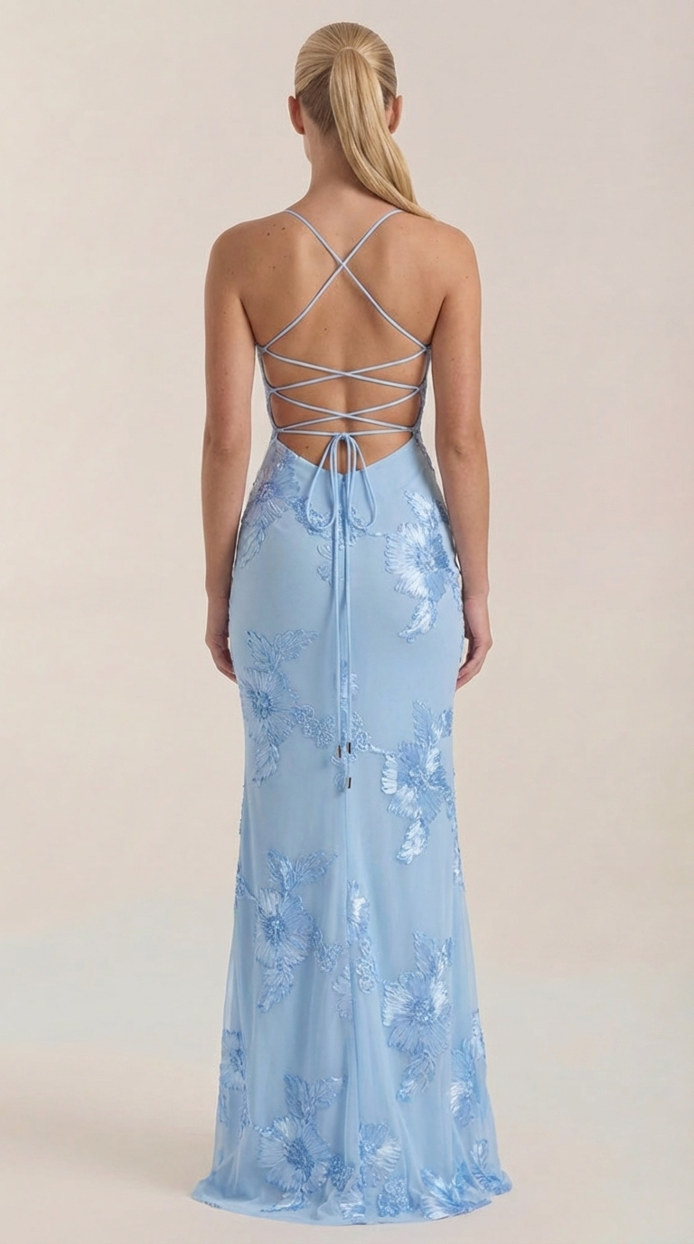 CHANTAL | VESTIDO LARGO FLORAL CON CORSET