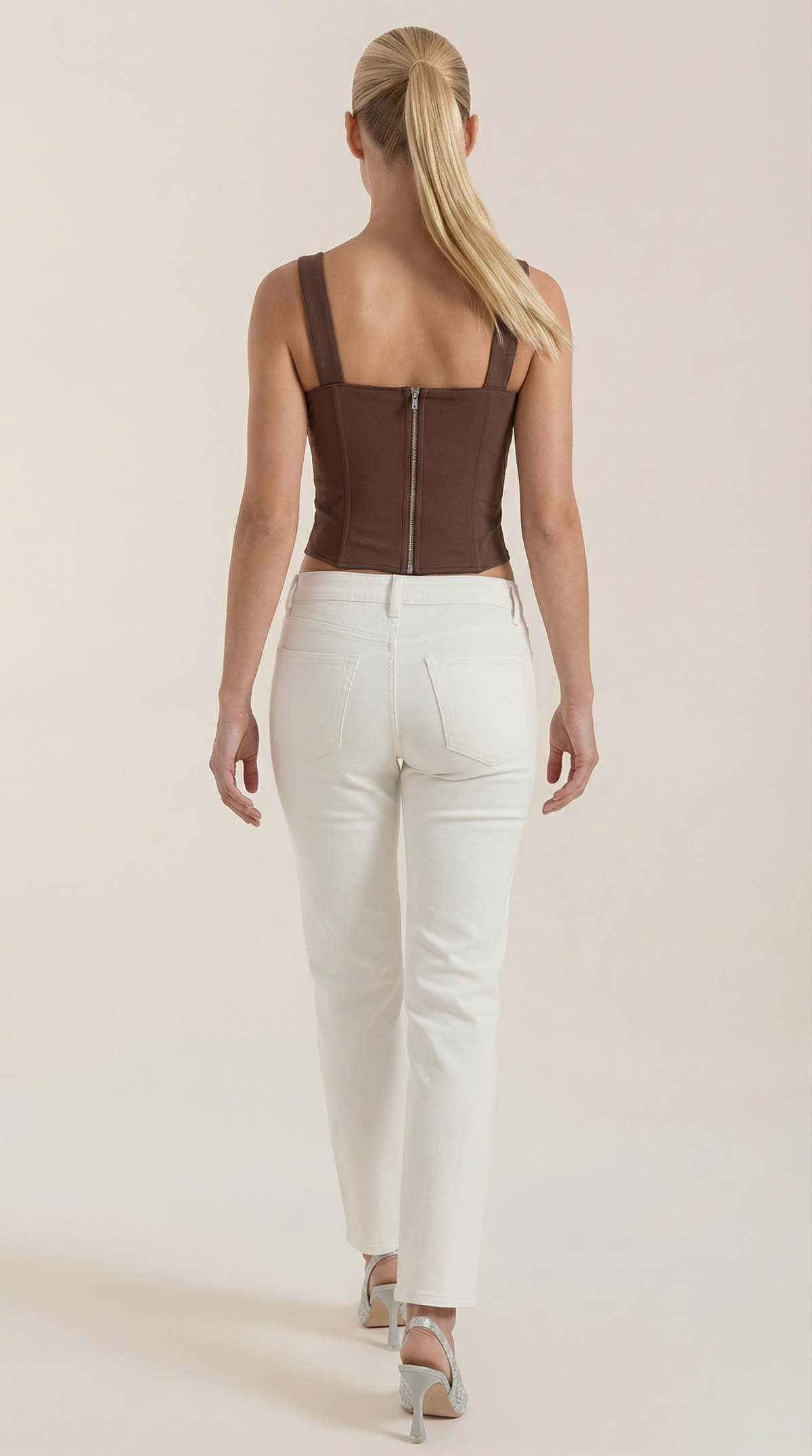 CATALINA | TOP SIN MANGAS ESTILO CORSET