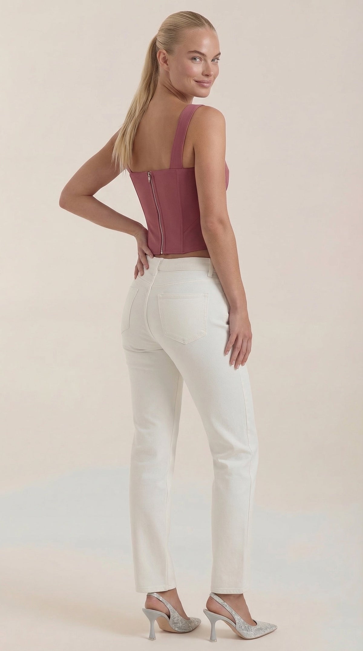 CATALINA | TOP SIN MANGAS ESTILO CORSET