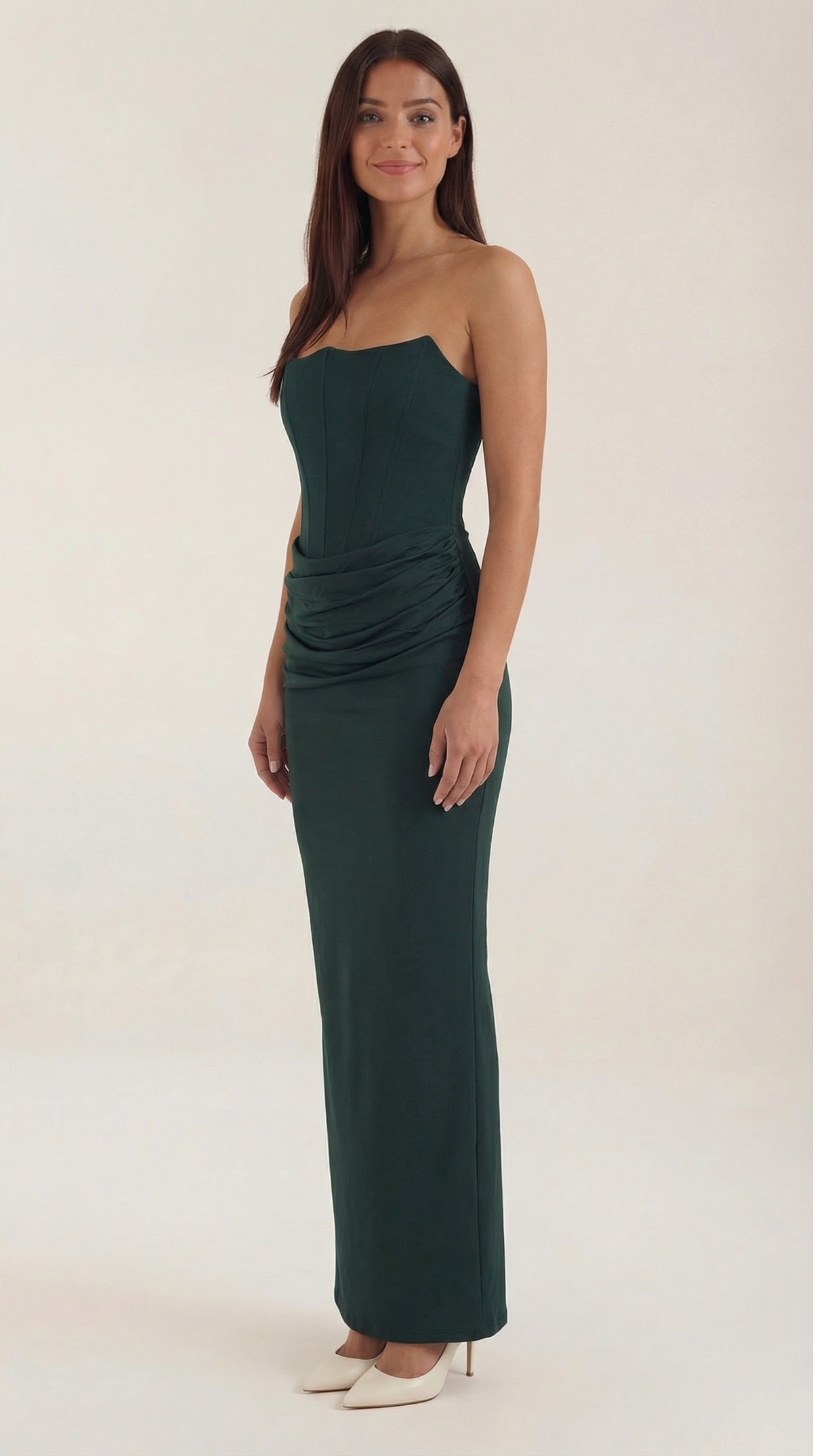 FIORELLA | VESTIDO LARGO CON CORSET