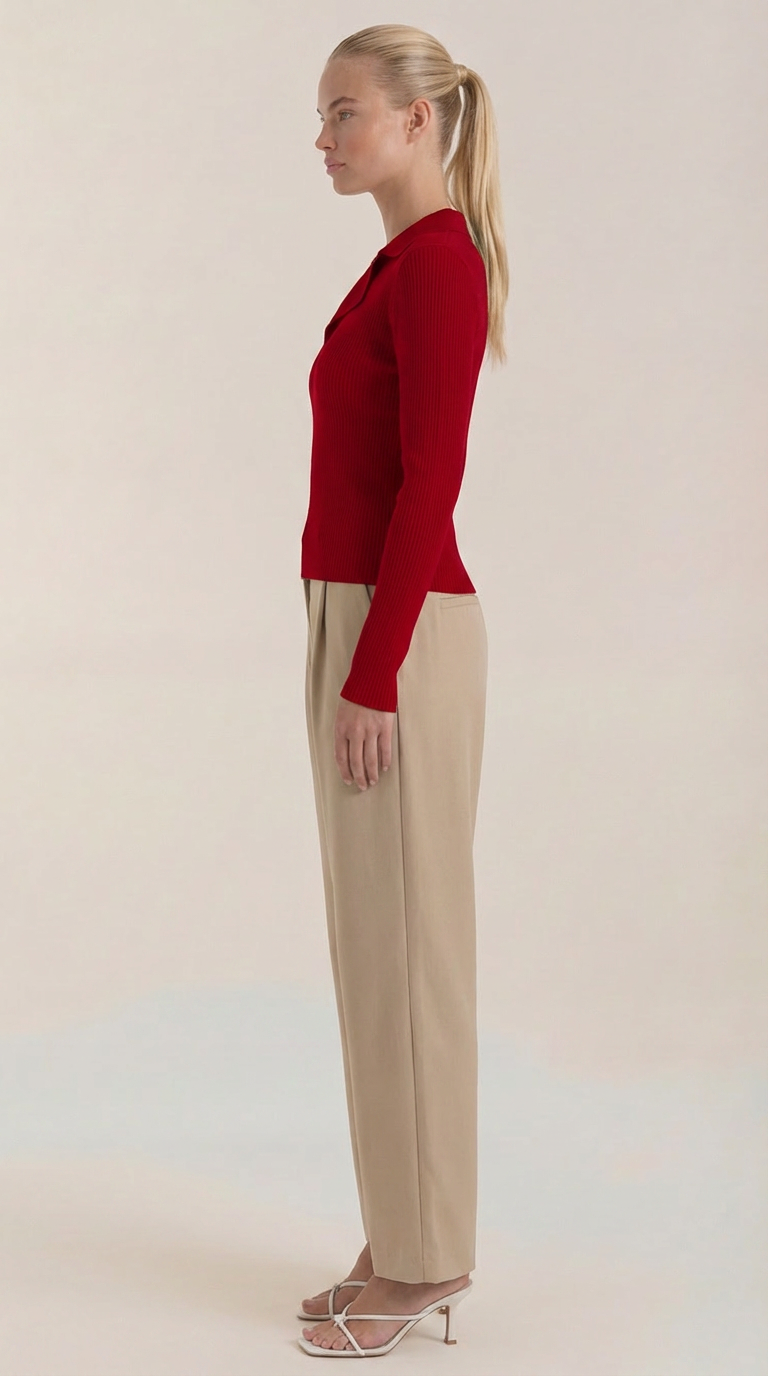 ANTONIA | JERSEY DE PUNTO CON CUELLO ELEGANTE