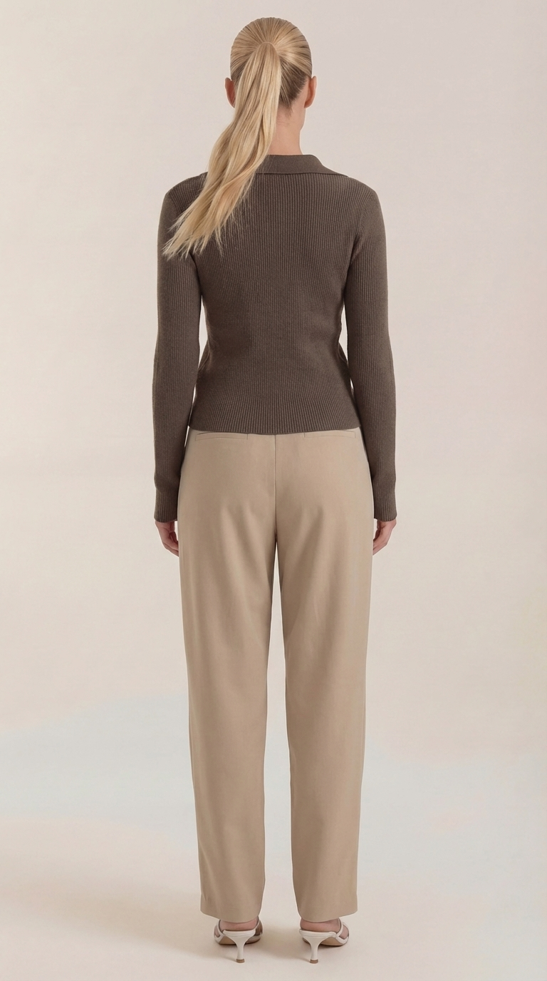 ANTONIA | JERSEY DE PUNTO CON CUELLO ELEGANTE