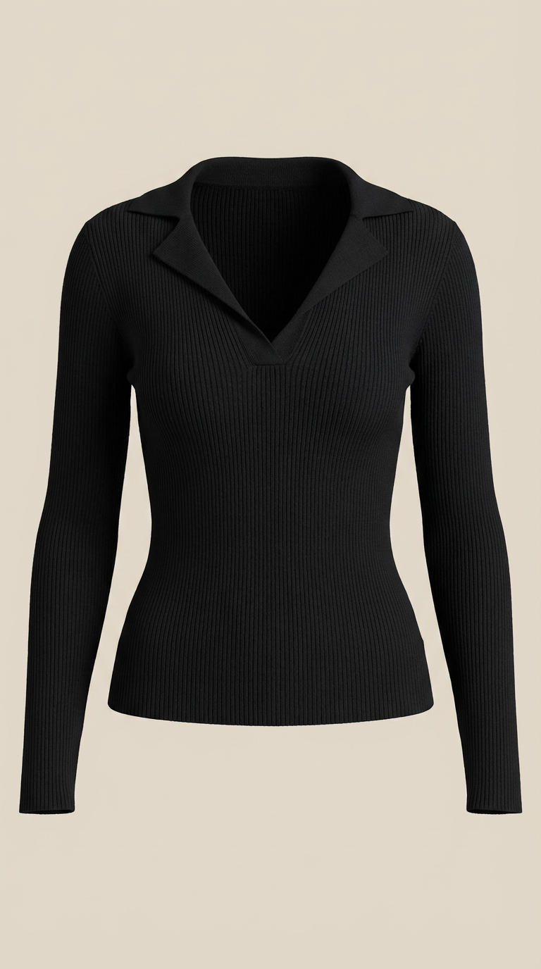ANTONIA | JERSEY DE PUNTO CON CUELLO ELEGANTE