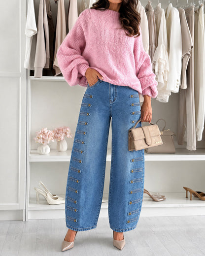Pantalones con remaches