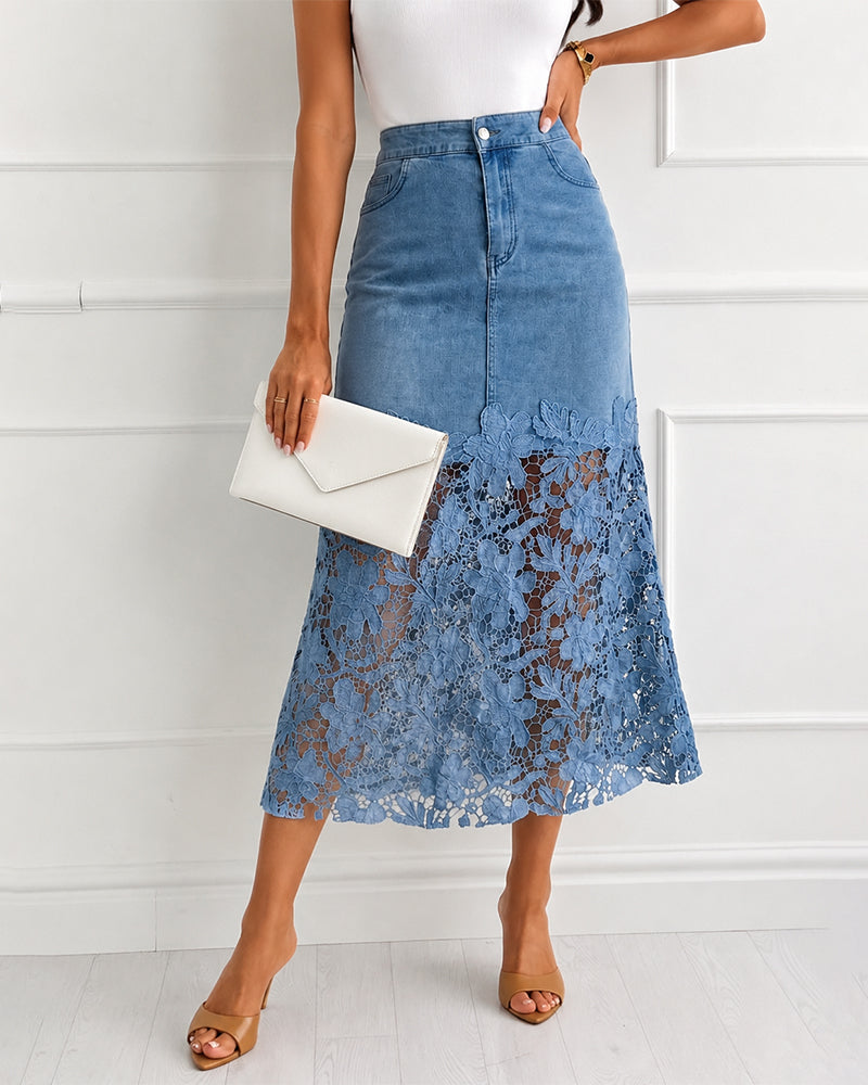 Falda floral