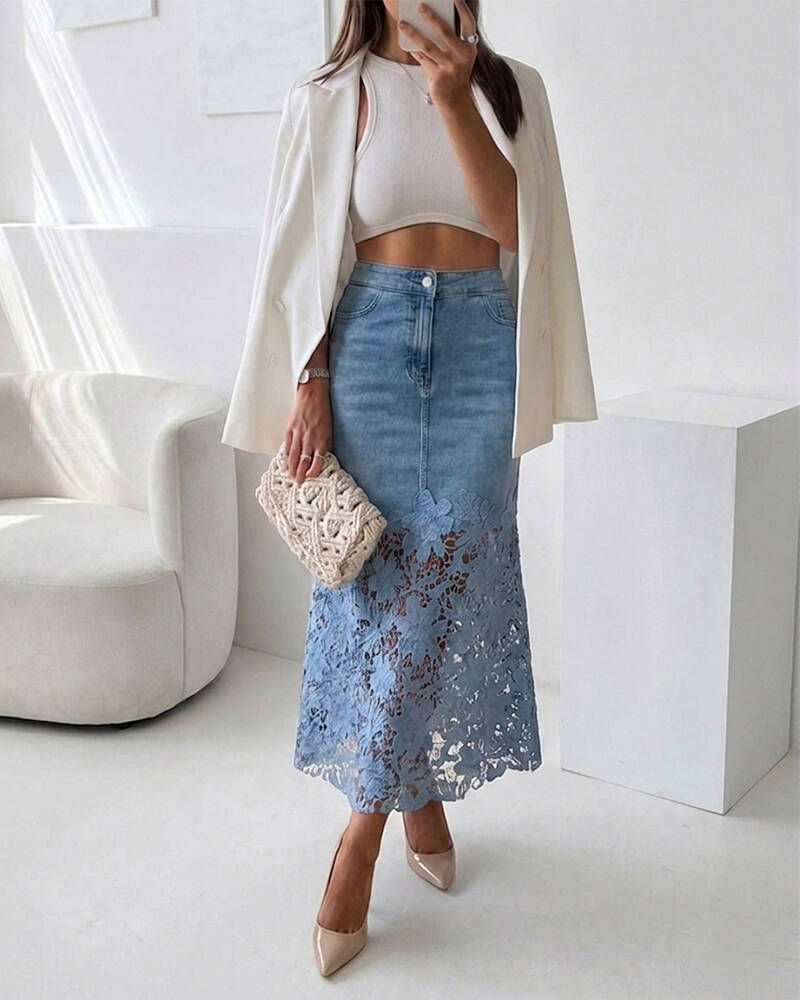 Falda floral