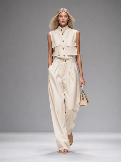 ELISE | TRAJE ELEGANTE DE DOS PIEZAS PARA MUJER