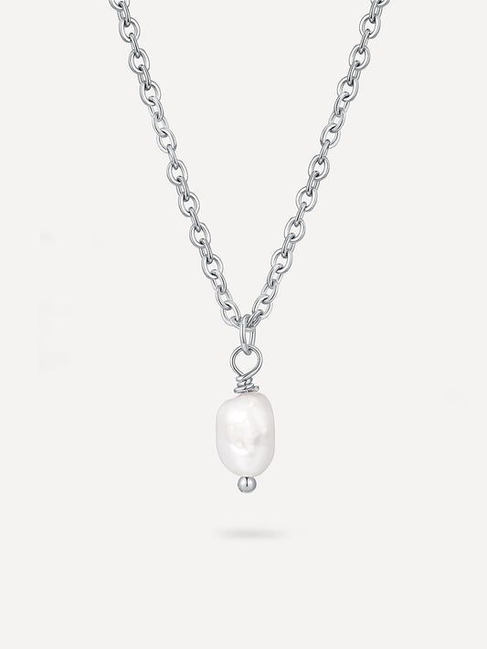 Collar Minimalista con Colgante de Perla