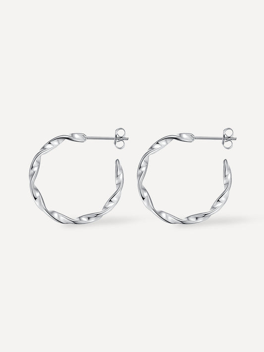 Pendientes de Aros Torcidos