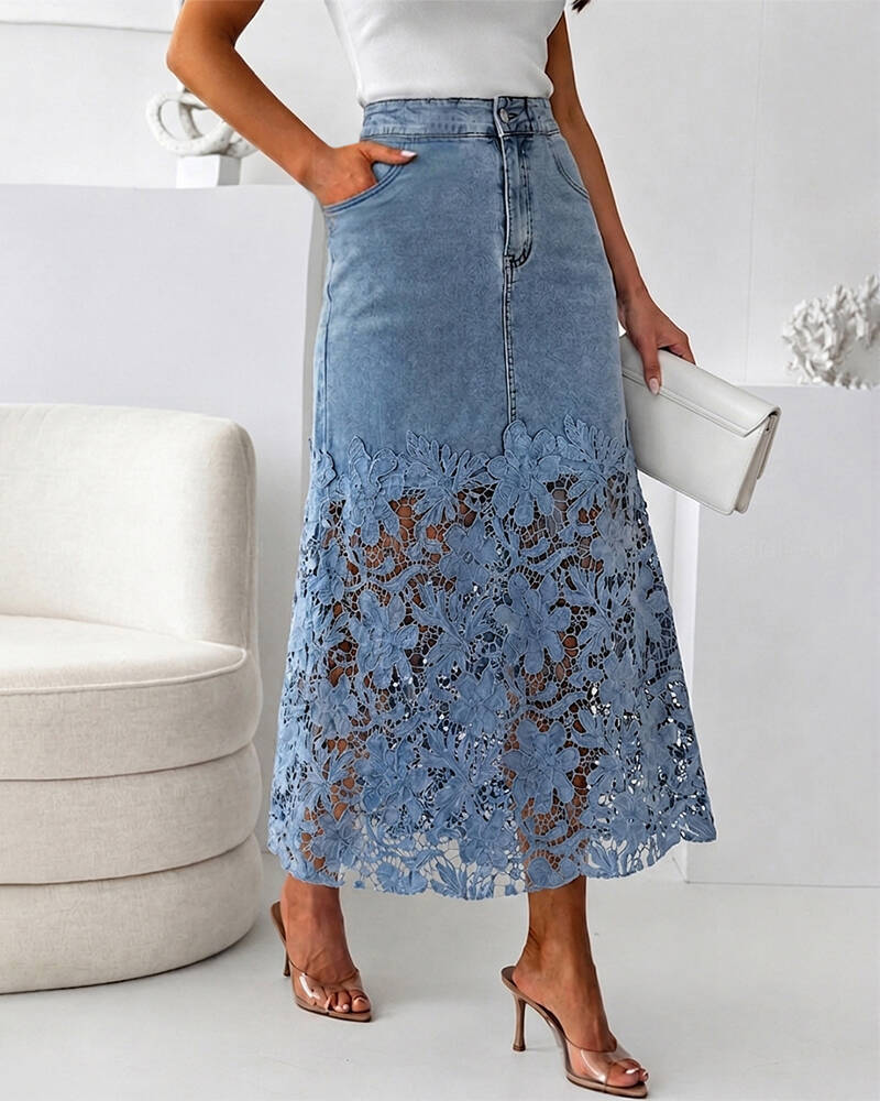 Falda floral