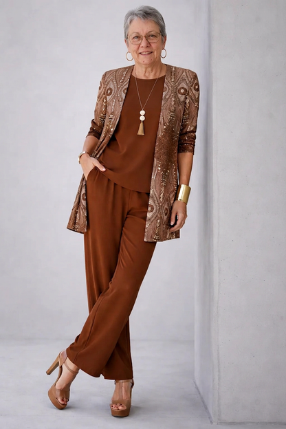 GIENNA | CONJUNTO ELEGANTE DE 3 PIEZAS