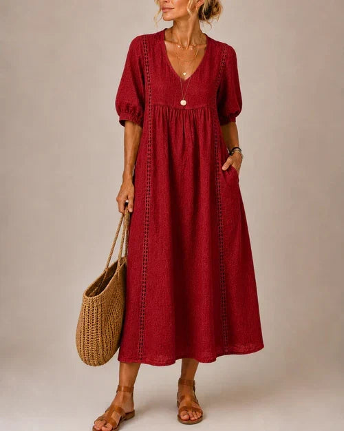 ESTELA | VESTIDO MIDI DE VERANO