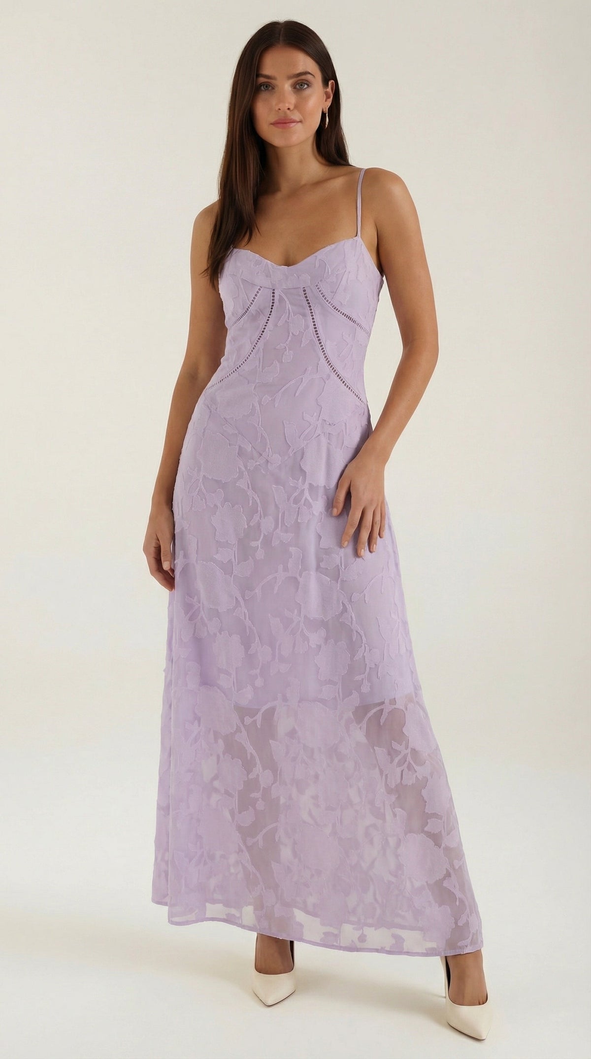 ARABELLE | VESTIDO LARGO DE ENCAJE