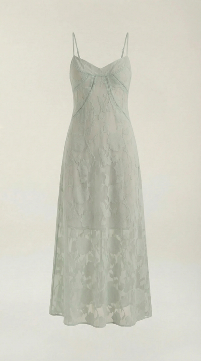 ARABELLE | VESTIDO LARGO DE ENCAJE