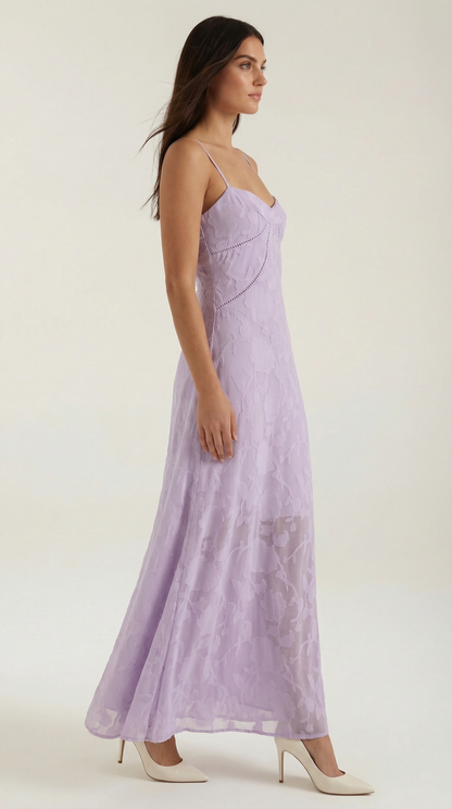 ARABELLE | VESTIDO LARGO DE ENCAJE