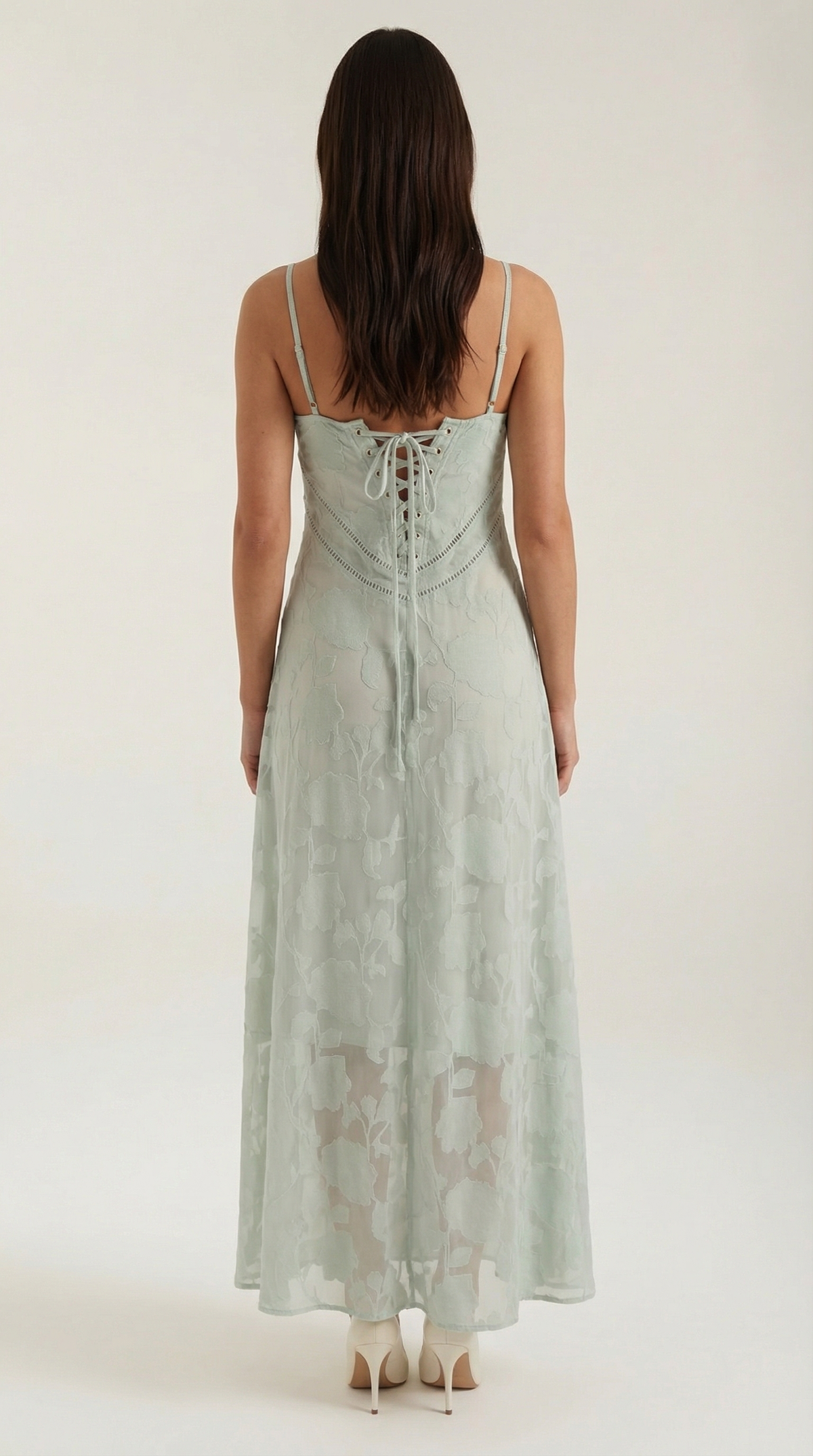 ARABELLE | VESTIDO LARGO DE ENCAJE