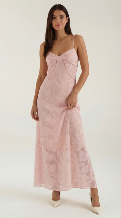 ARABELLE | VESTIDO LARGO DE ENCAJE