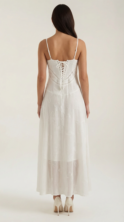 ARABELLE | VESTIDO LARGO DE ENCAJE