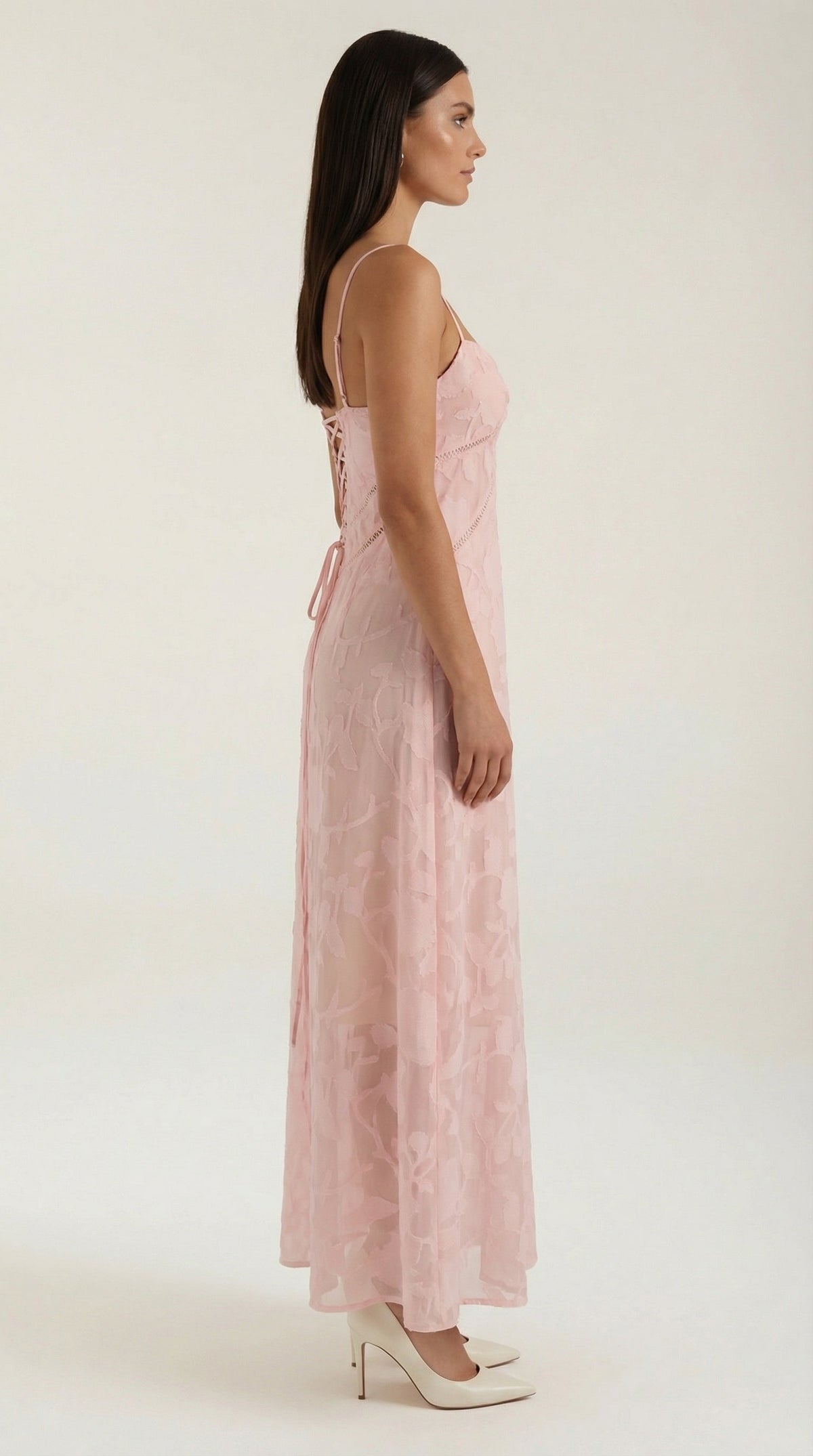 ARABELLE | VESTIDO LARGO DE ENCAJE