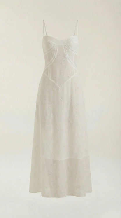 ARABELLE | VESTIDO LARGO DE ENCAJE
