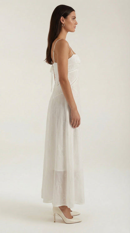 ARABELLE | VESTIDO LARGO DE ENCAJE