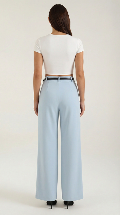 BÉRÉNICE | PANTALONES ANCHOS DE TELA