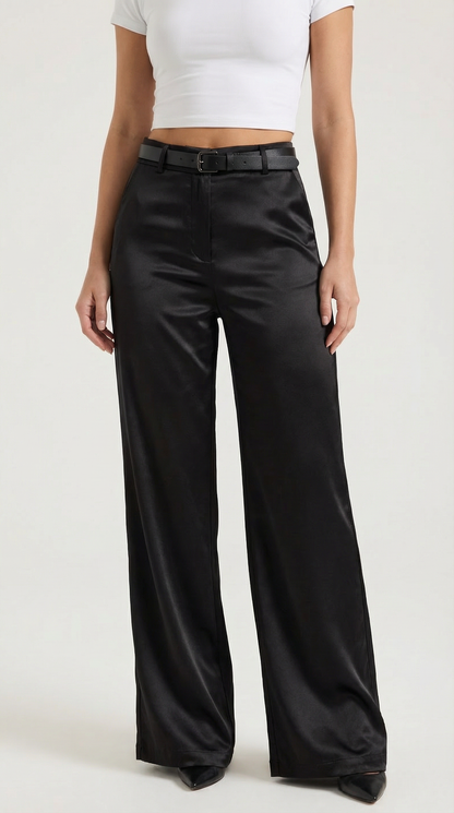 BÉRÉNICE | PANTALONES ANCHOS DE TELA