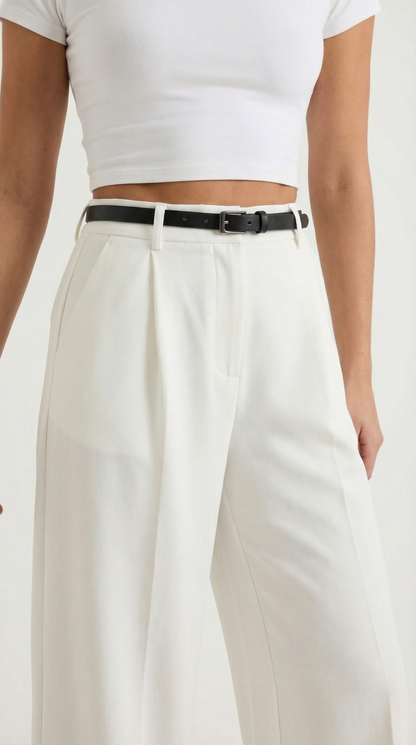 BÉRÉNICE | PANTALONES ANCHOS DE TELA