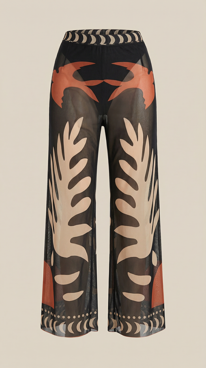 BETH | PANTALONES TRANSPARENTES DE ESTILO BOHO