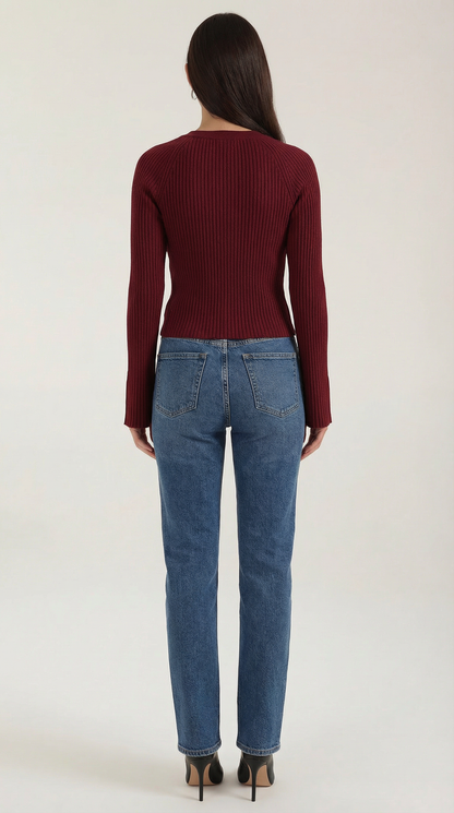 VIVIENNE | JERSEY DE PUNTO CON BOTONES