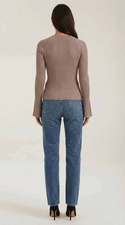 VIVIENNE | JERSEY DE PUNTO CON BOTONES