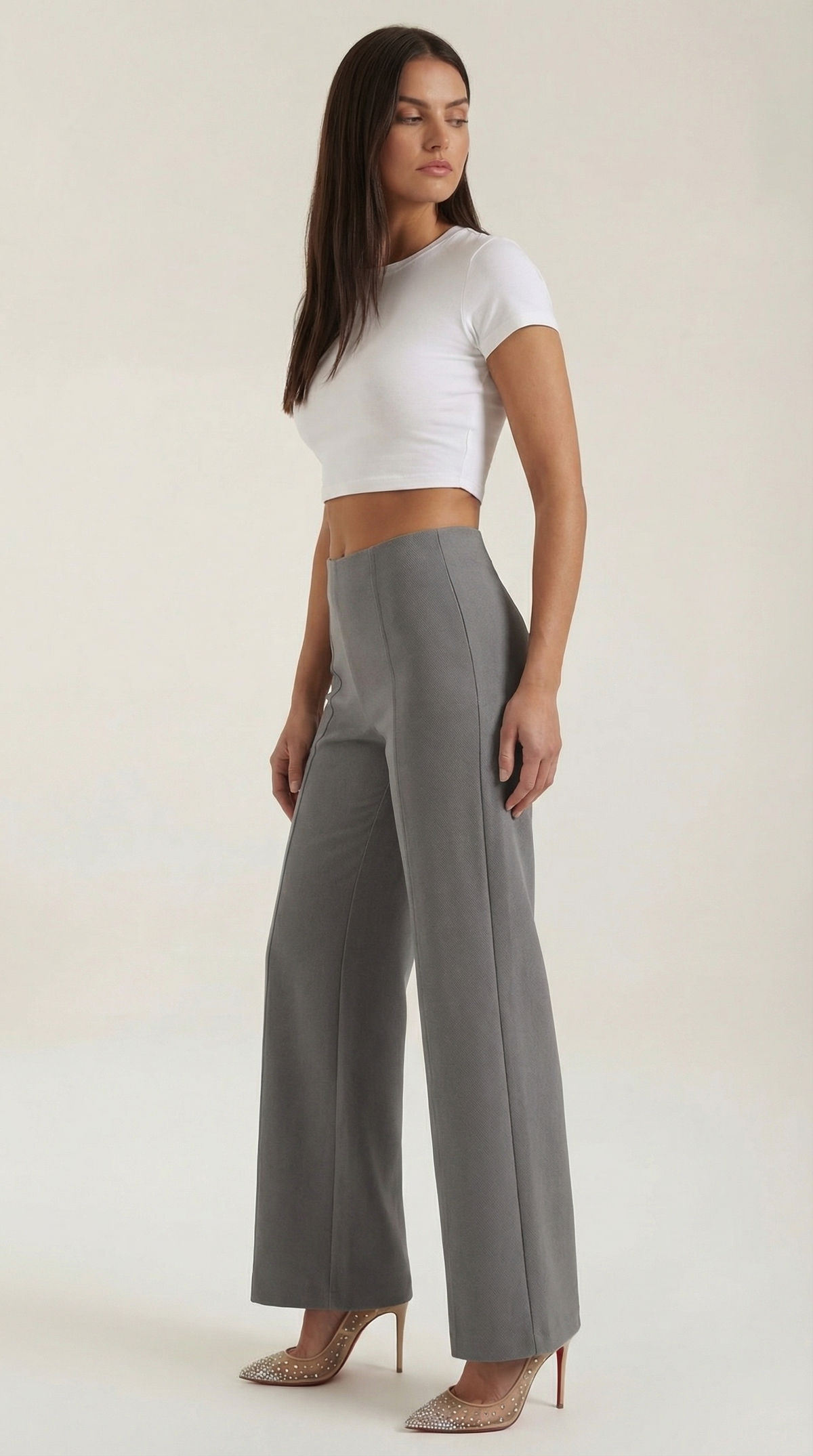 BROOKE | PANTALONES HOLGADOS DE CINTURA MEDIA