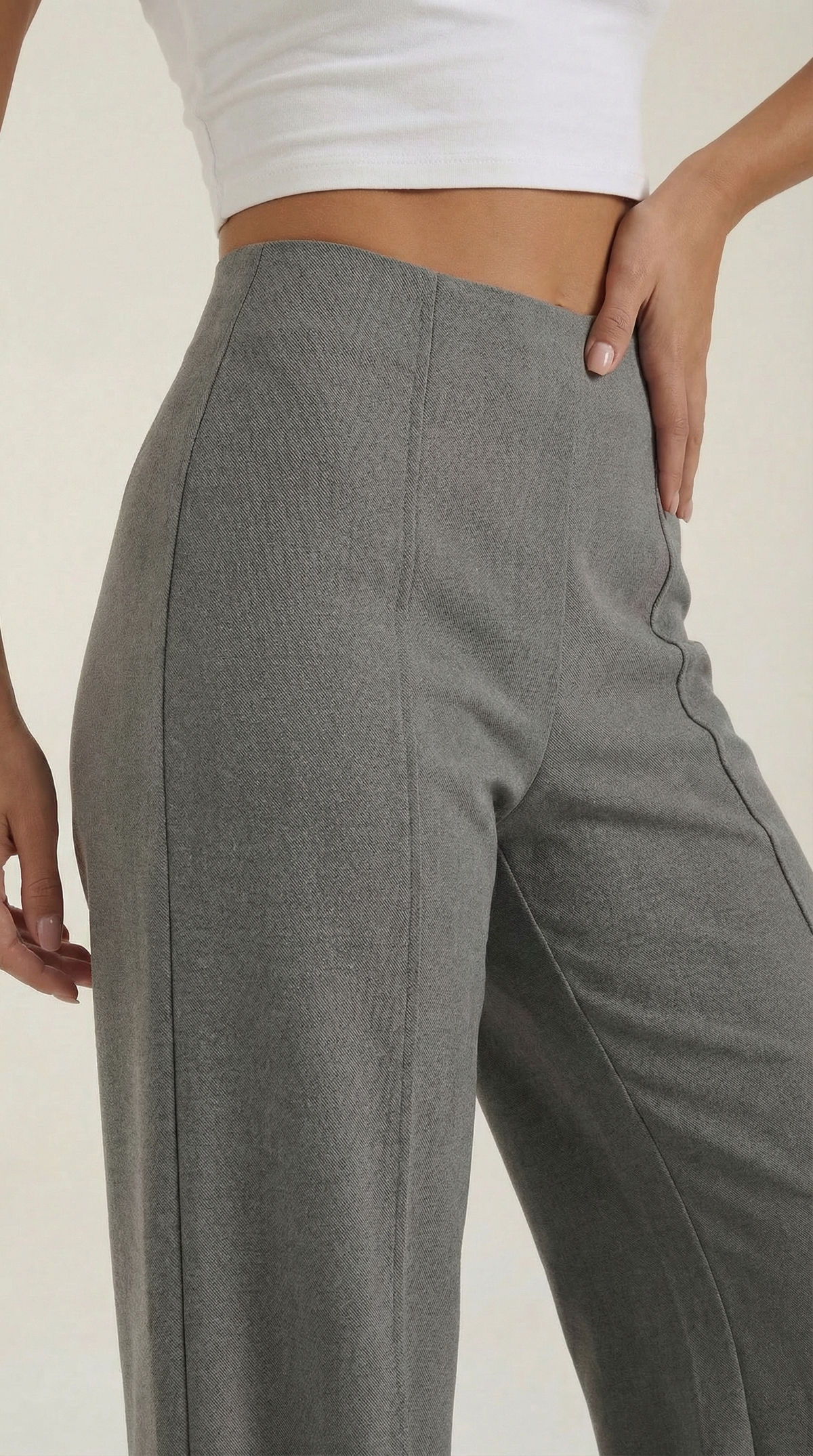 BROOKE | PANTALONES HOLGADOS DE CINTURA MEDIA