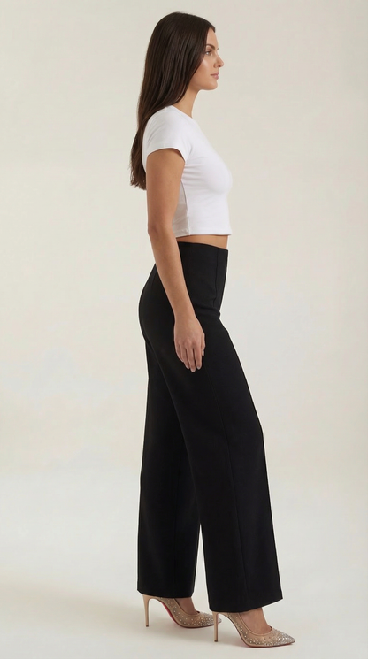 BROOKE | PANTALONES HOLGADOS DE CINTURA MEDIA