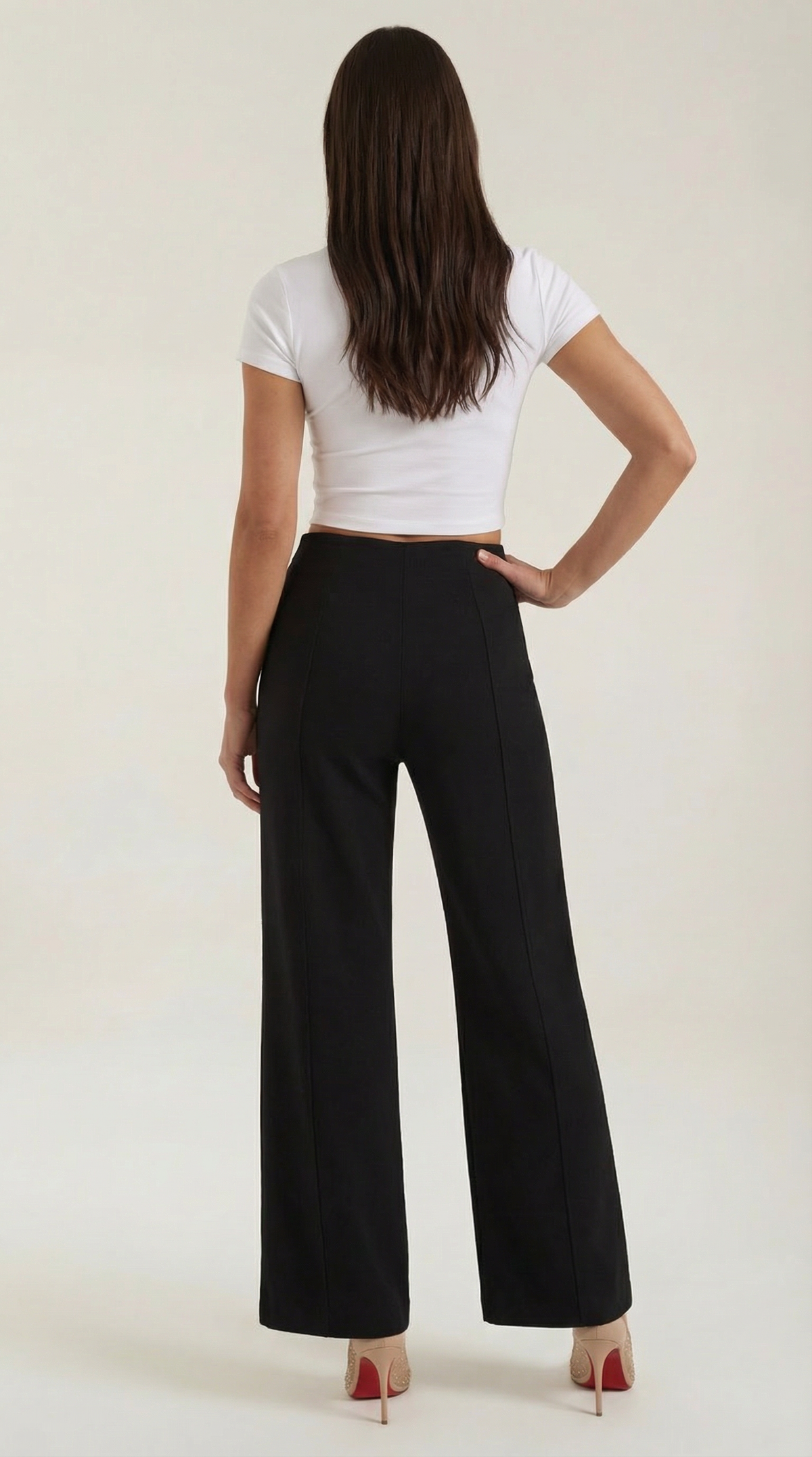 BROOKE | PANTALONES HOLGADOS DE CINTURA MEDIA