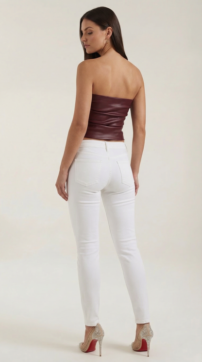 CELESTE | TOP SIN TIRANTES