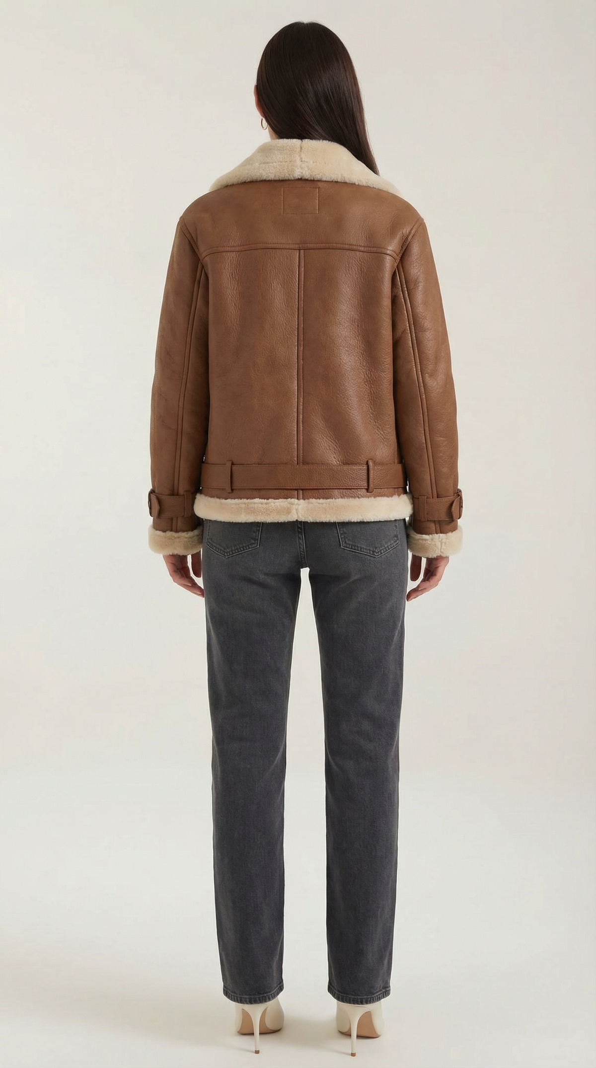 GWEN | CHAQUETA DE FORRO POLAR CON CINTURÓN