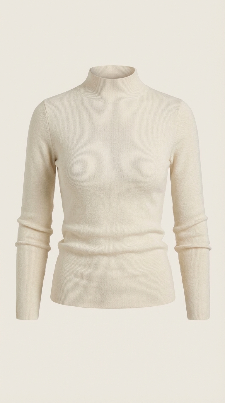 ROCÍO | TOP DE ALGODÓN CON CUELLO ALTO