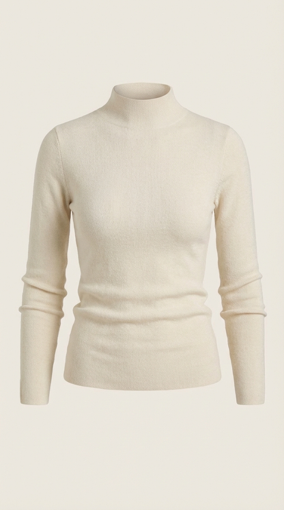 ROCÍO | TOP DE ALGODÓN CON CUELLO ALTO
