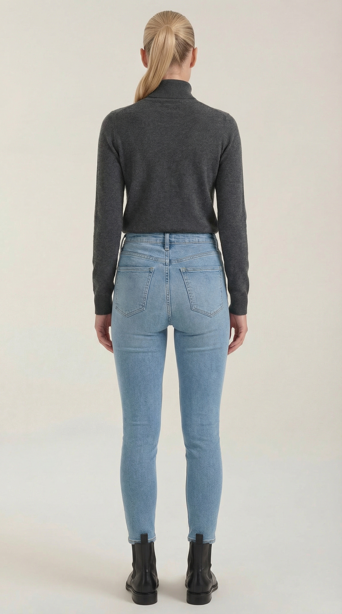 ROCÍO | TOP DE ALGODÓN CON CUELLO ALTO
