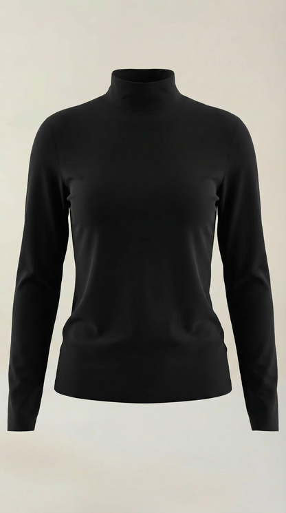 ROCÍO | TOP DE ALGODÓN CON CUELLO ALTO